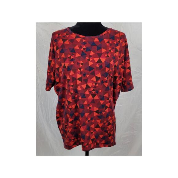 Lularoe Red Short Sleeve Shirt Women's XXS - Picture 1 of 4